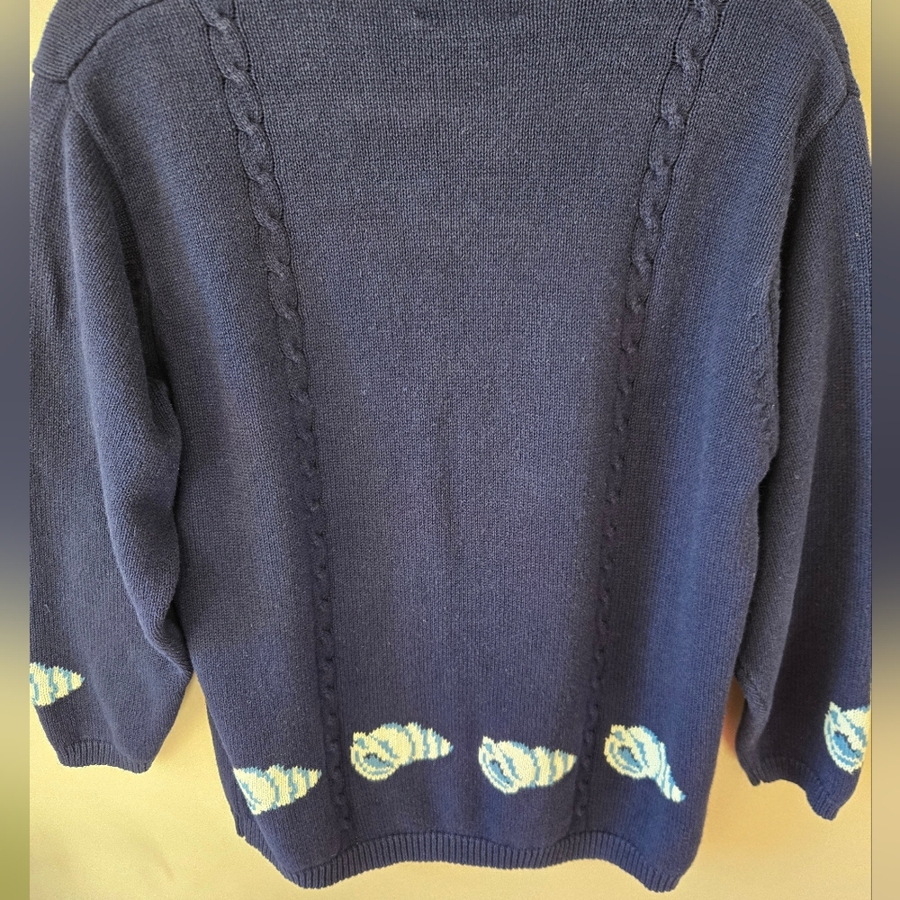 Pendleton Classic: Coastal Spring Sea Shell Cardi… - image 7